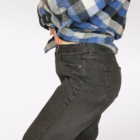 Vintage Denver Hayes Straight Leg Black Jeans - Picture 3 of 16